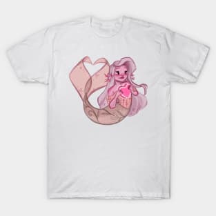 Chocolate Hearts Mermaid T-Shirt